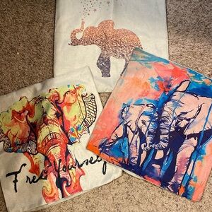 Elephant Throw Pillow Covers